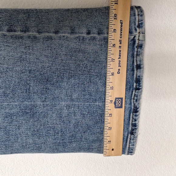 Flying Monkey Streetwear High Rise Super Flare Asymmetrical Button Fly Jeans- 30 - Picture 4 of 15